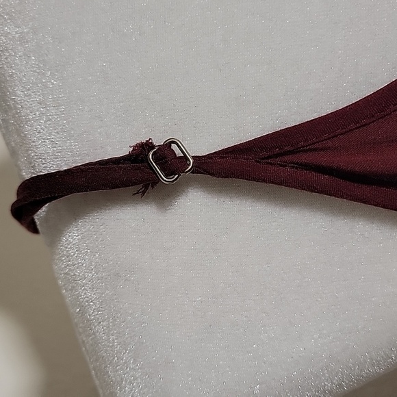 Brandy Melville Mini Dress Sheer Tiered Adjustable Spaghetti Straps Chiffon‎ OS - Picture 8 of 14